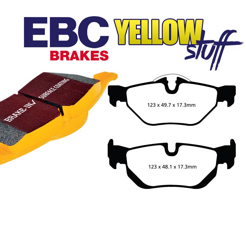 Brzdové platničky EBC Yellowstuff zadné (sDrive18d, sDrive18i, sDrive20d, xDrive18d, xDrive20d, xDri