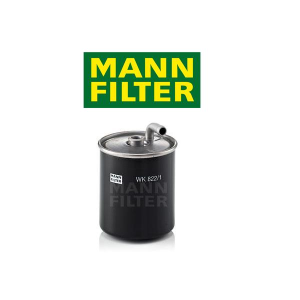 Palivový filter MANN Mercedes W203 C 200 CDI (75kW, 85kW), C 220 CDI (105kW), WK822/1