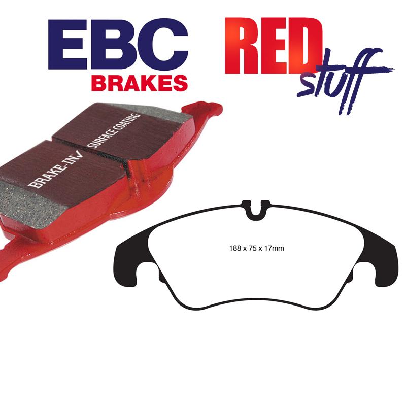 Brzdové platničky pre kotúč 320mm a 345mm EBC REDstuff predné
