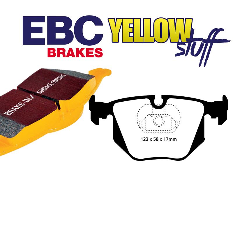 Brzdové platničky EBC Yellowstuff zadné (2.0d, 2.0i, 2.5i, 3.0d, 3.0i)