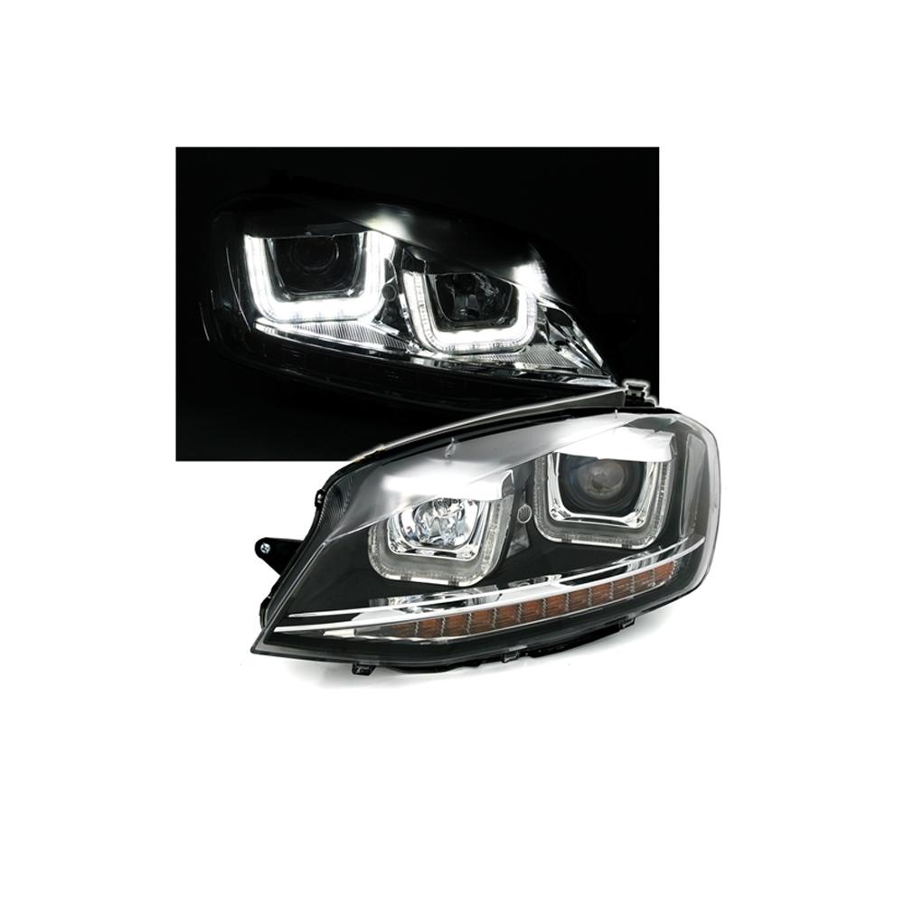 Predné svetlomety VW Golf 7 (11/2012-) TMAVÉ