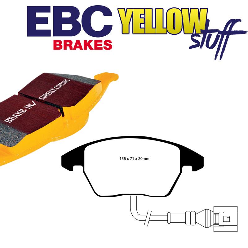 Brzdové platničky pre kotúč 345mm EBC Yellowstuff predné