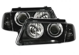Design black svetlomety angel eyes VW PASSAT B5