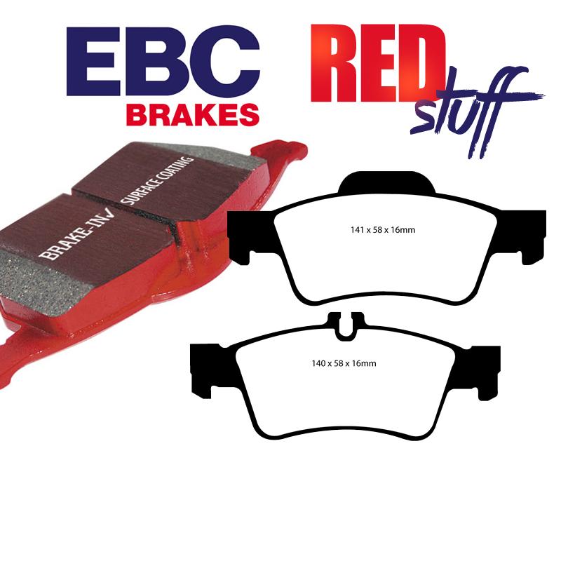 Brzdové platničky EBC REDstuff zadné