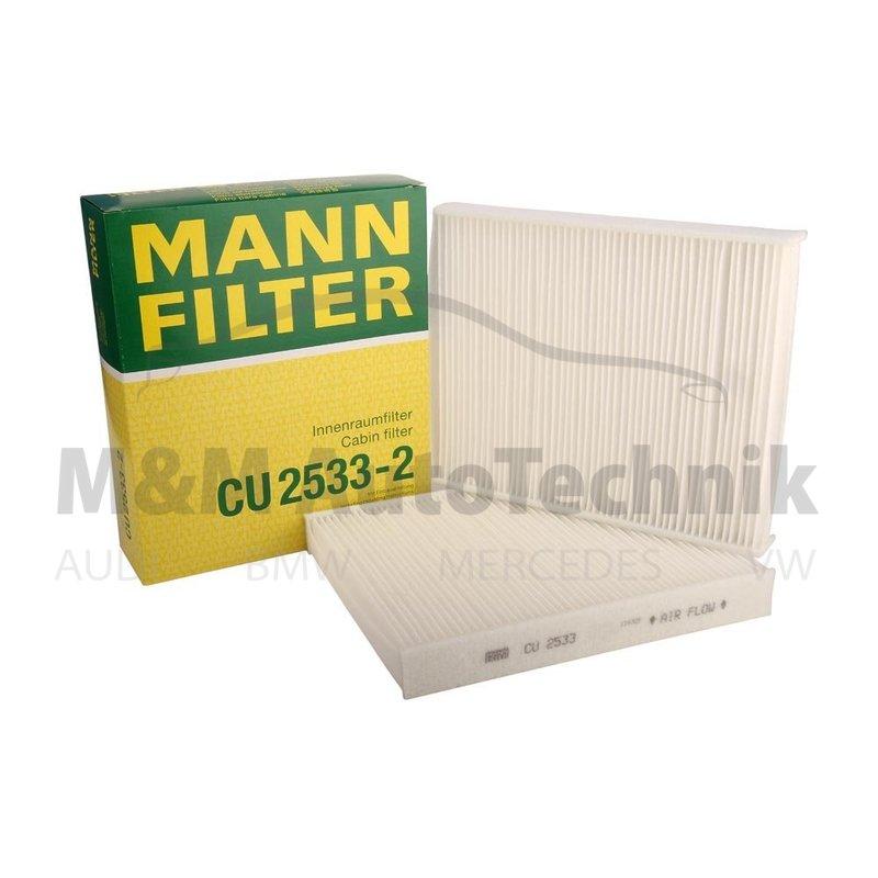 Kabínový filter MANN BMW 5 GT F07 CU2533-2