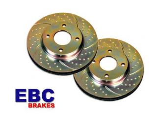 260x12mm Brzdové kotúče EBC Turbo Groove zadná náprava