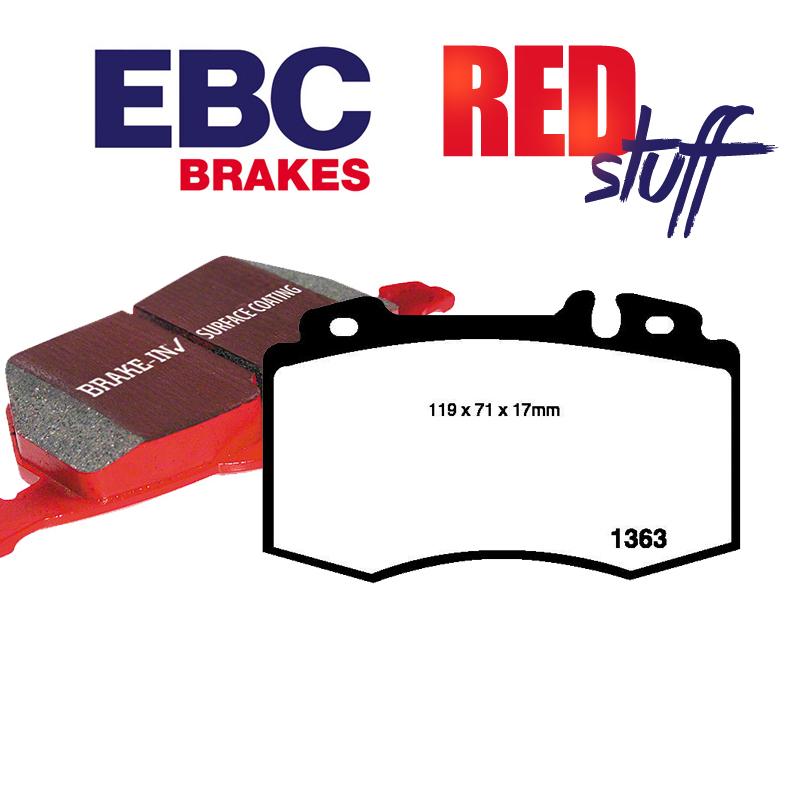 Brzdové platničky predné EBC REDstuff