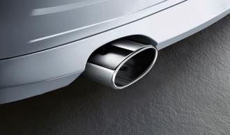 BMW E90 318d 320d chrómová koncovka výfuku