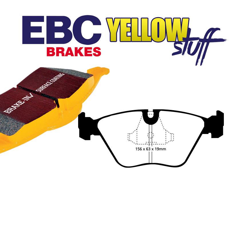 Brzdové platničky EBC Yellowstuff predné