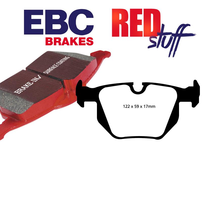 Brzdové platničky EBC REDstuff zadné (20d, 20i, 25d, 25i, 25xi, 30d, 30i, 30xd, 30xi)