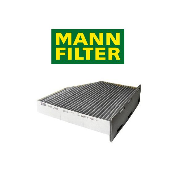 Kabínový filter MANN VW EOS, Golf 5, Golf 6, Passat 3C s aktívnym uhlím CUK2939