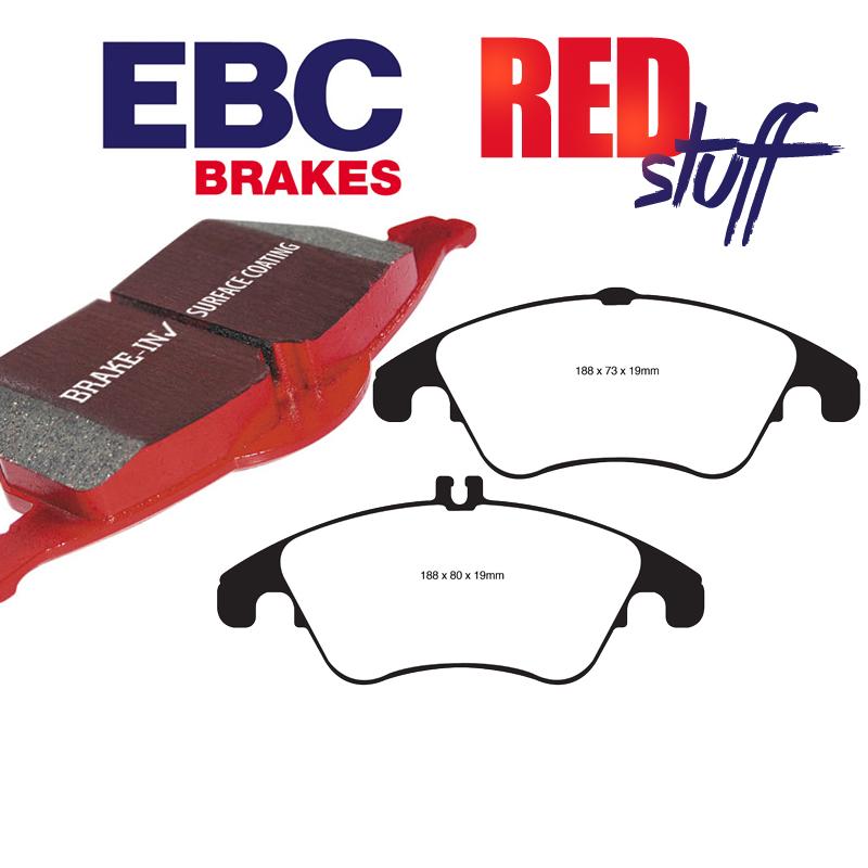 Brzdové platničky EBC REDstuff predné