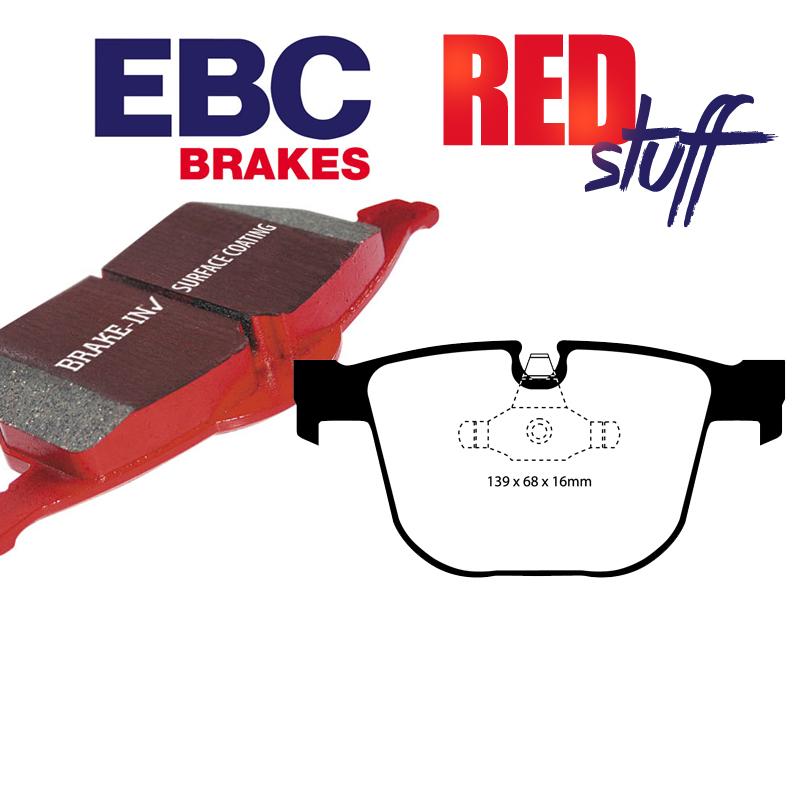 Brzdové platničky EBC REDstuff zadné (645i, 650i)