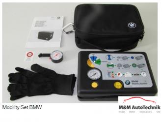 BMW mobility set - sada BMW kompresor a príslušenstvo