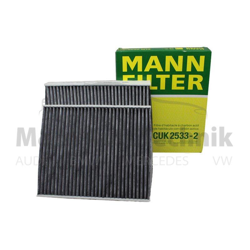 Kabínový filter MANN BMW 5 GT F07 - s aktívnym uhlím  CUK2533-2