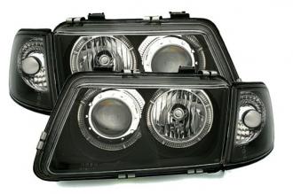 Design svetlomety angel eyes AUDI A3 black