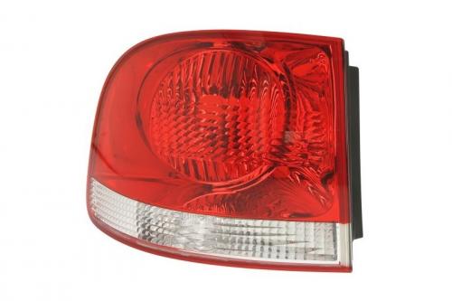Zadné svetlo, vonkajšie, červené, komplet - VW Touareg (11/2002-2/2010)  Ľavé