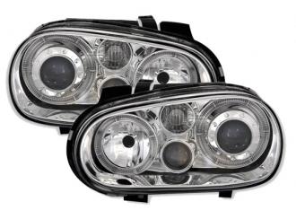 Design svetlomety angel eyes VW GOLF 4