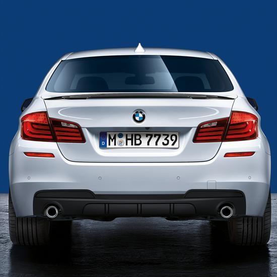 BMW F10 M difúzor na zadný nárazník - matná čierna