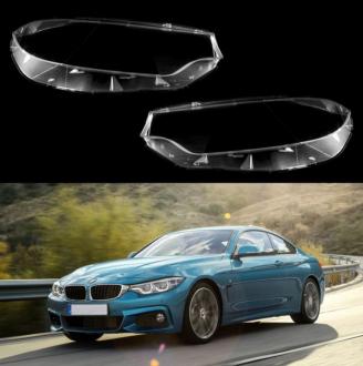 Kryty svetlometov plexi BMW 4 F32 COUPE / F33 CABRIO / F36 GRAND COUPE