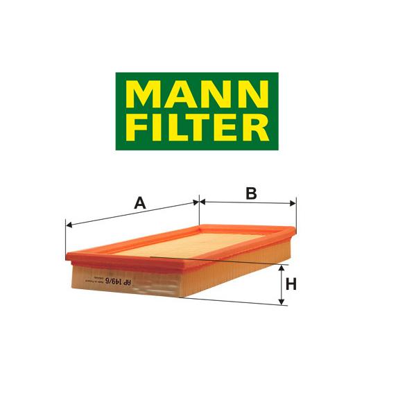 Vzduchový filter MANN VW Golf 5 1.4 FSI C3083