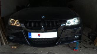 LED osvetlenie angel eyes LITEC 2x 40W  - xenónové svetlá BMW E90