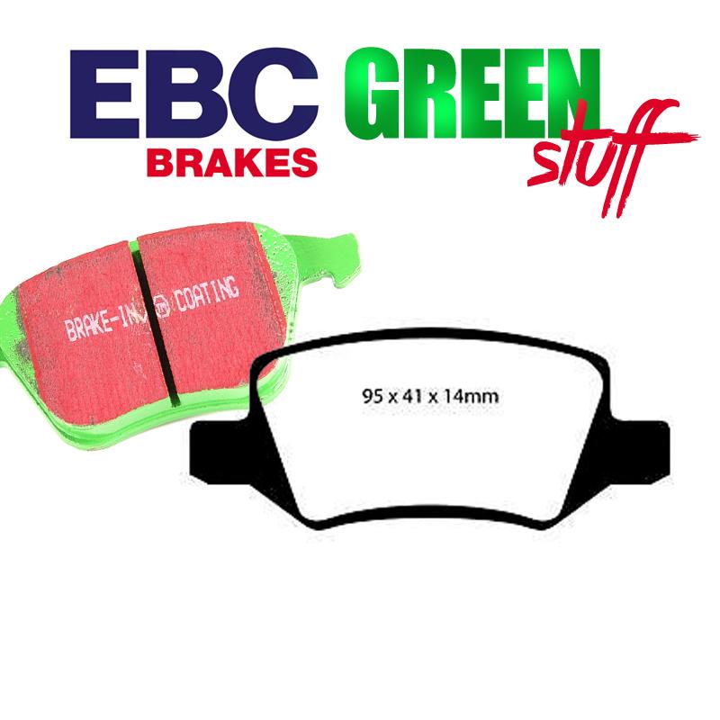 Brzdové platničky zadné EBC Greenstuff