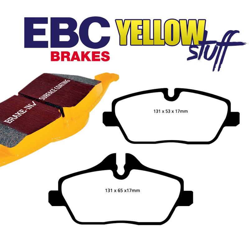 Brzdové platničky EBC Yellowstuff predné (116d, 116i, 118d, 118i)