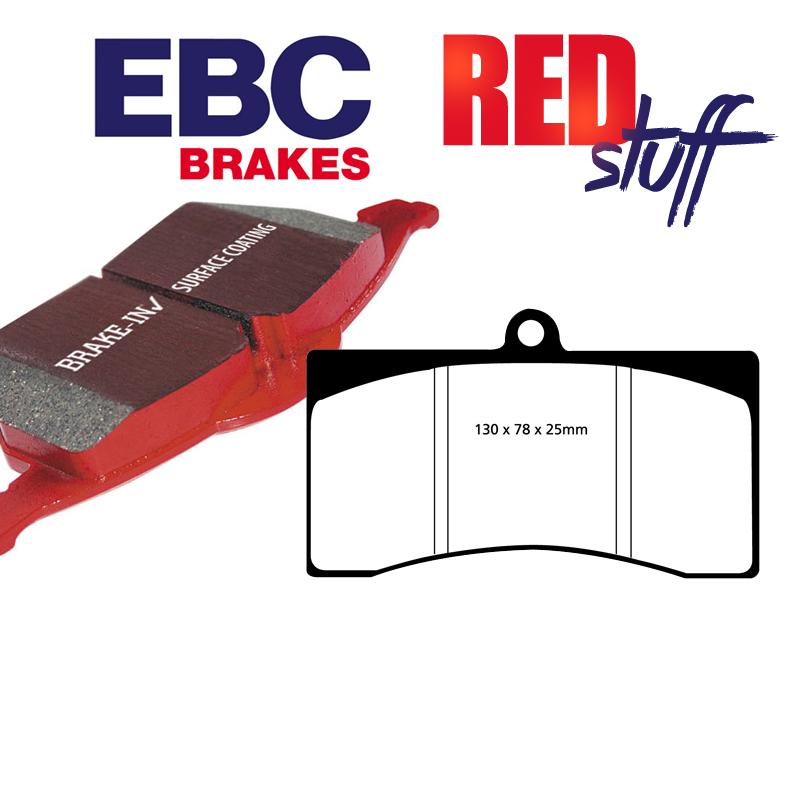 Brzdové platničky EBC REDstuff predné