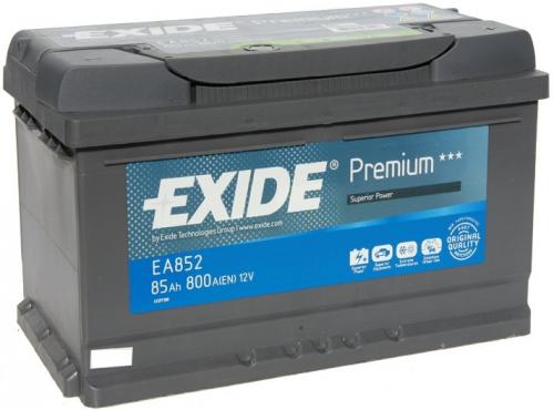 Exide Premium 12V 85Ah 800A, EA852