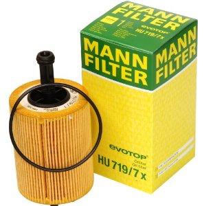 Olejový filter MANN VW Passat 3C 1.9 TDI, 2.0 BlueTDI, 2.0 TDI, HU719/7X