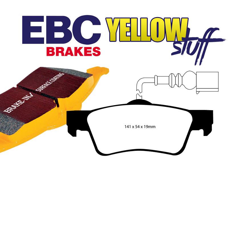 Brzdové platničky EBC Yellowstuff predné so senzorom pre kotúč 308mm